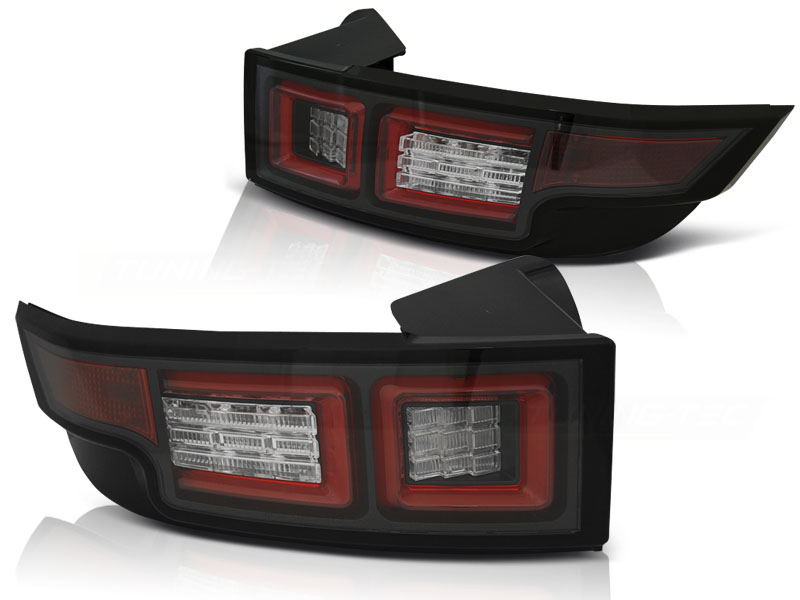Taillights LED Range Rover Evoque 2011- black/chome