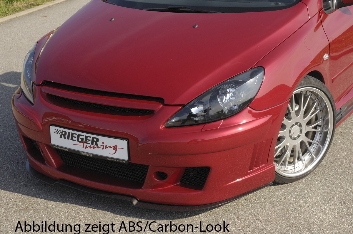 Spoilerzwaard voor Voorbumpers Peugeot 307 Rieger