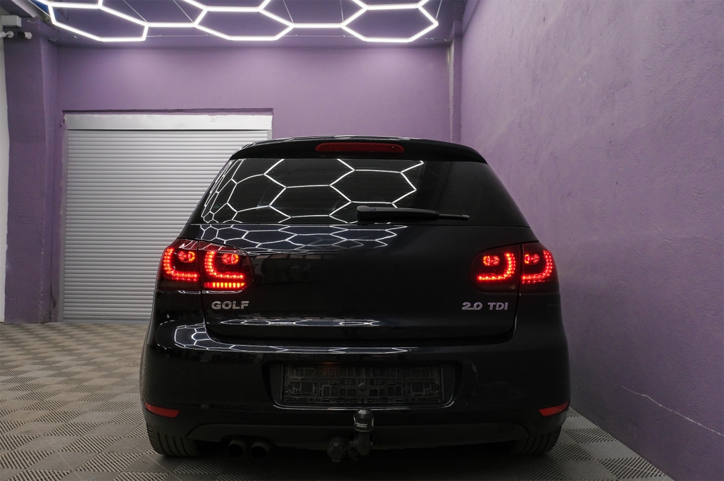 Taillights led VW Golf VI 10/08- R-look red/Smoke