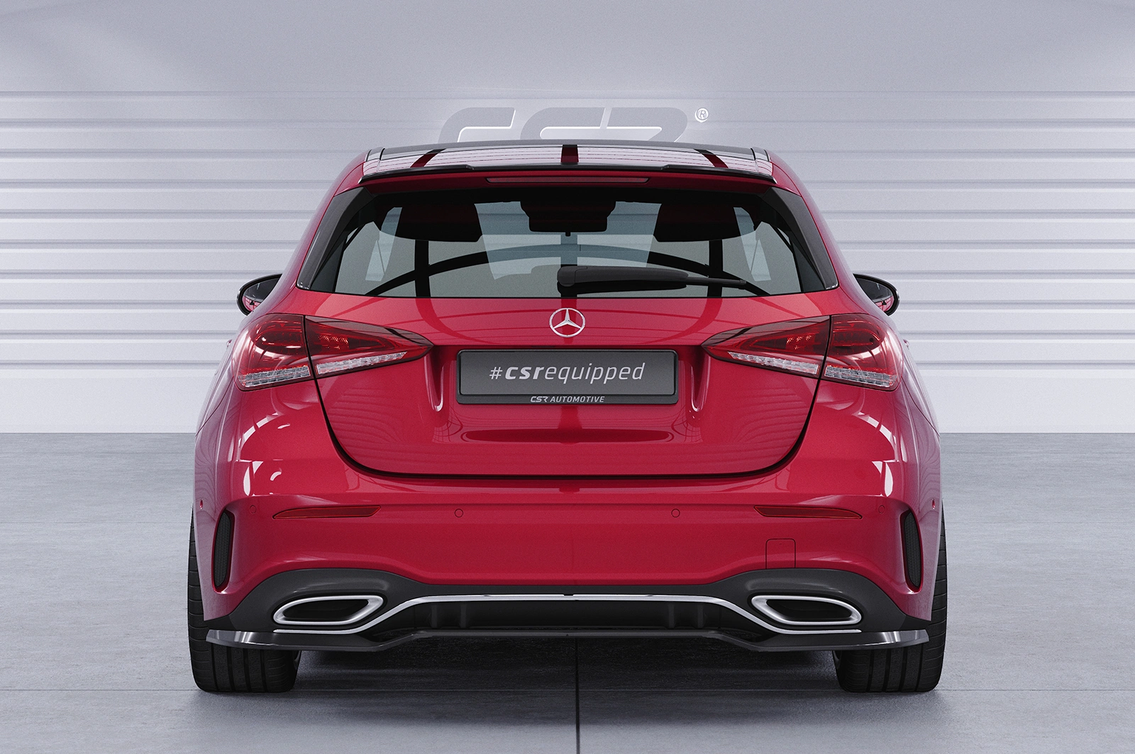 Achterspoiler voor Mercedes-Benz A-Klasse W177 Glans Zwart (2018–heden) – CSR Automotive