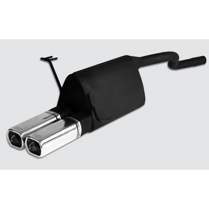 Sportuitlaat  Fiat Punto II 1.2i 44kW/1.2i 16V 59kW/1.8 HGT 96kW/1.9 JTD 59/63kW 1999-2005 2x 80x65mm