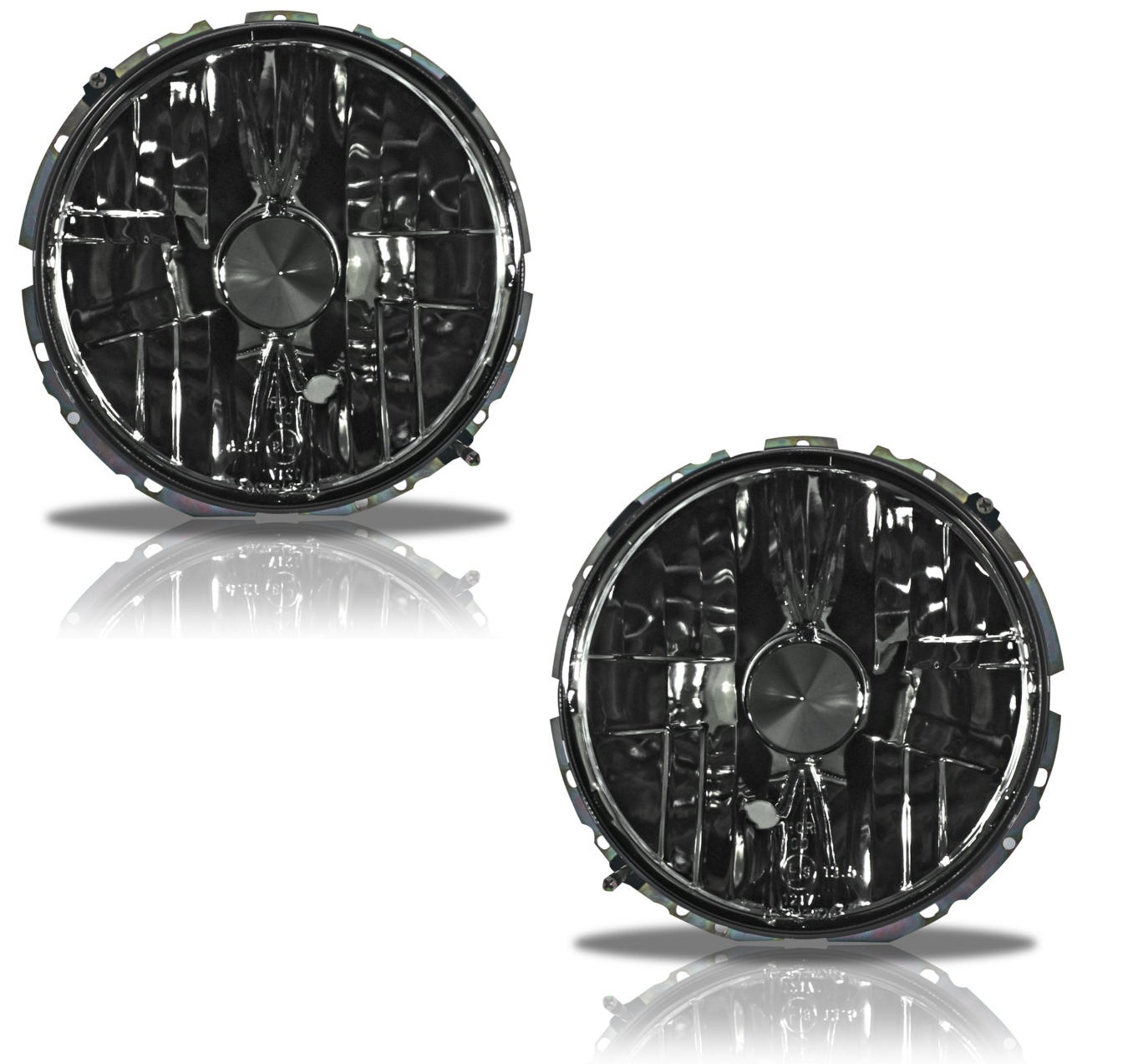 Faros VW Golf I claro negro