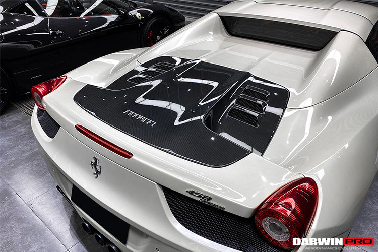 Ferrari 458 Spyder Carbon Fiber Engine Motorkap 2011-2015