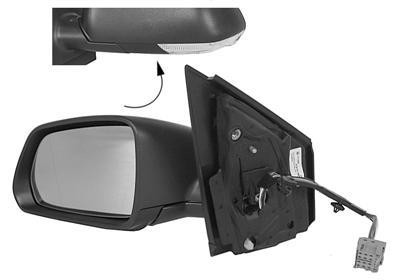spiegel, elektr verstelb, verwarmd, links VW Polo, 2005-2009