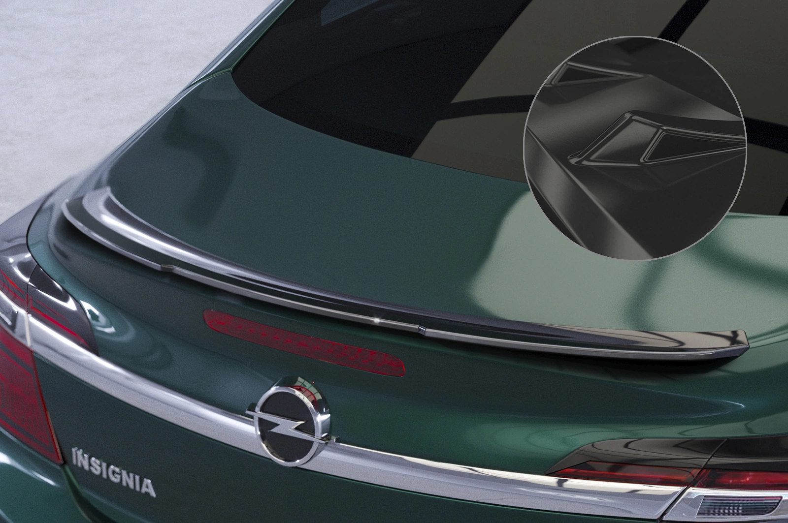 Achterspoiler Opel Insignia A glans zwart 09/2013–2017 van CSR Automotive