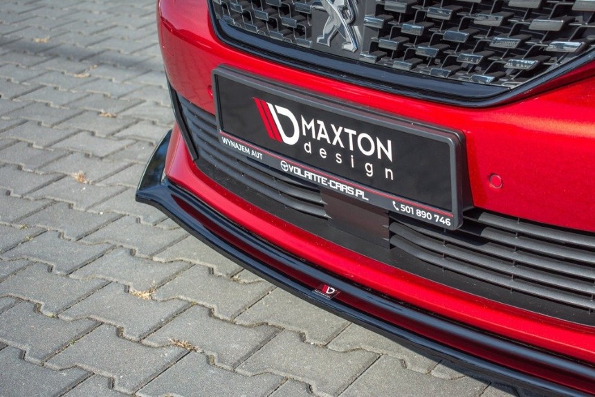 Voorspoiler Peugeot 508 Maxton Design glans zwart V.2