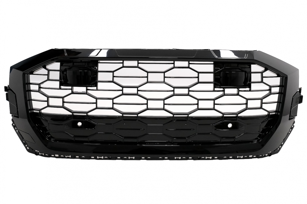 Grill Audi Q8 RS Look Glans Zwart