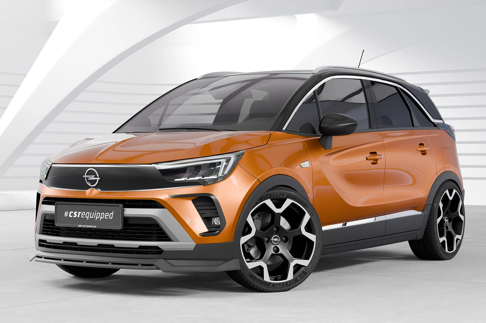 Voorspoiler Opel Crossland Glans Zwart (2020–) CSR