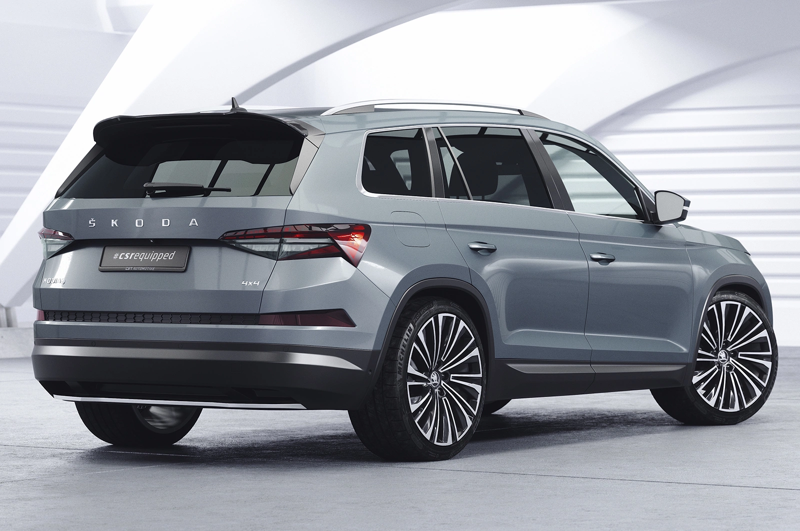 Achterspoiler Škoda Kodiaq glans zwart – CSR Automotive