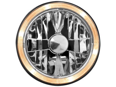 Faros VW Golf II Angel Eyes cristal cromo