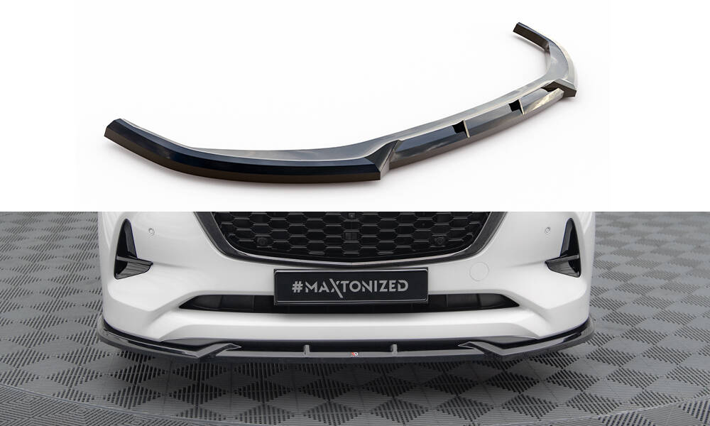 Voorspoiler V.1 Mazda CX-60 Maxton Glans Zwart