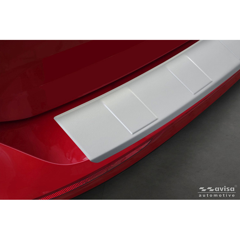 Avisa RVS gepoedercoate Achterbumperprotector  Volvo V60 II 2018- incl. Cross Country & R-Design 'Soft Silver'