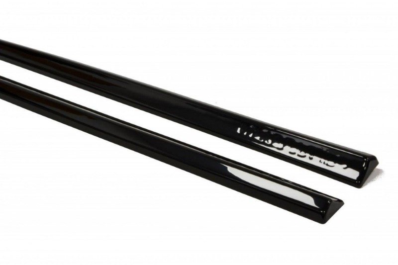 Zijskirts Diffuser Audi S3 / A3 S-Line 8V / 8V FL Sportback Glanzend Zwart