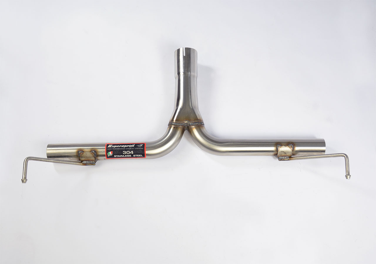 ALFA ROMEO GIULIETTA QV 1750 TBi (240 Hp) 2014 Rear pipe Right - Left (Muffler delete)