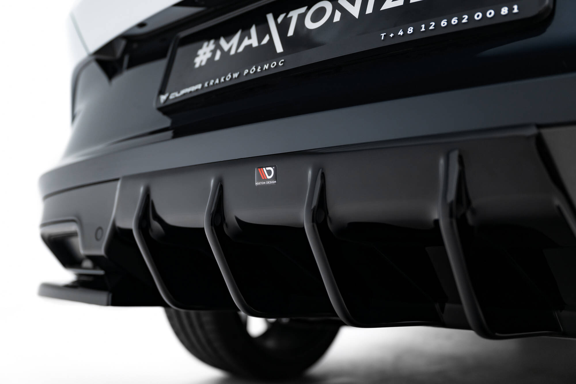 Achter Diffuser V.2 Cupra Formentor Maxton Glans Zwart