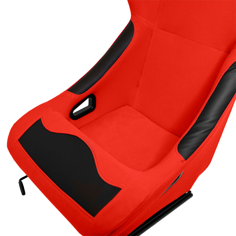 Sportstoel 'BW' - Rood - Vaste rugleuning - incl. sledes