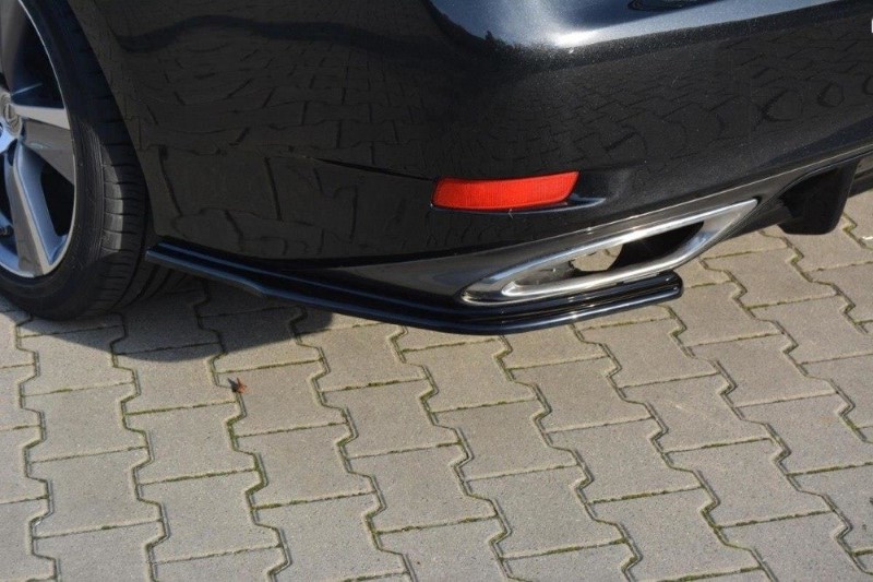 Achterzij Spoilers Lexus GS Mk4 Facelift t Glanzend Zwart