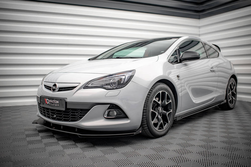 Voorspoiler met Canards Opel Astra J GTC OPC-Line Maxton Street Pro