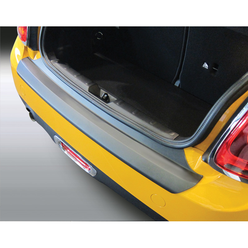 ABS Achterbumper beschermlijst  Mini One/Cooper+S F56 3 deurs 3/2014-2/2021 & Cabrio F57 2014-2021 & Mini F56 Electric 2021- Zwart