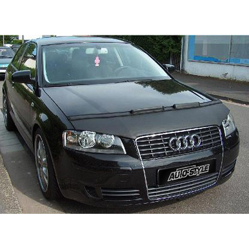 Motorkapsteenslaghoes  Audi A3 8P 2003-2005 zwart