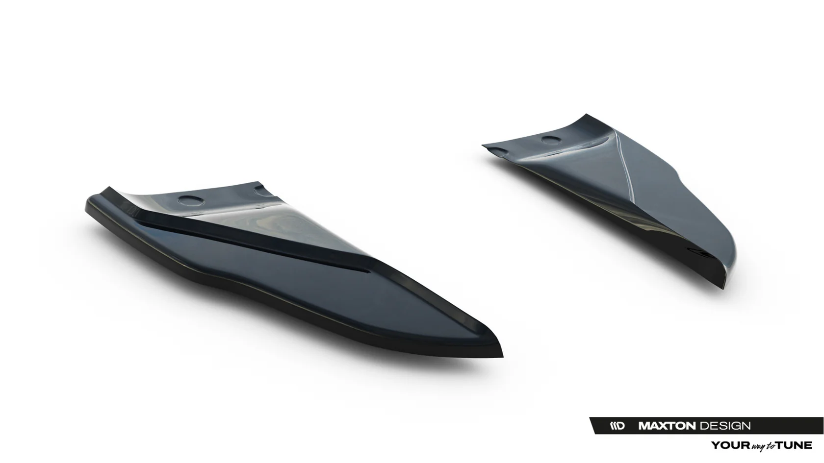 Zij Diffuser V.2 Tesla Model S Mk1 Maxton Glans Zwart
