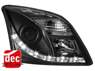 DAYLINE Headlights Opel Vectra C 02-08/05 black