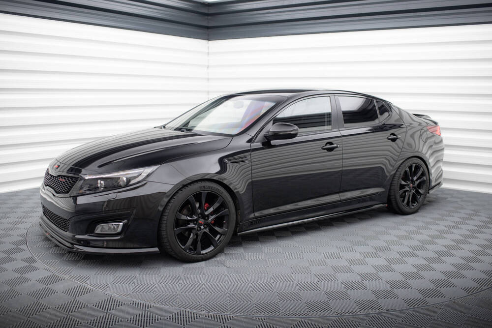 Zijskirts Kia Optima Mk3 Maxton Glans Zwart