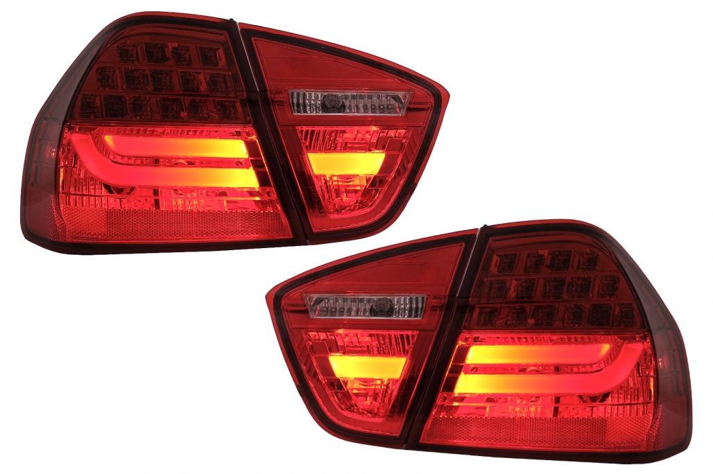 Taillights LED BMW 3-serie E90 04-08 red/smoke