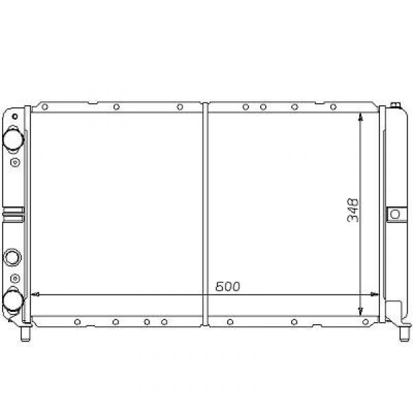 Radiator LANCIA Y 96-97 270-757 1.2/1.412V +AC