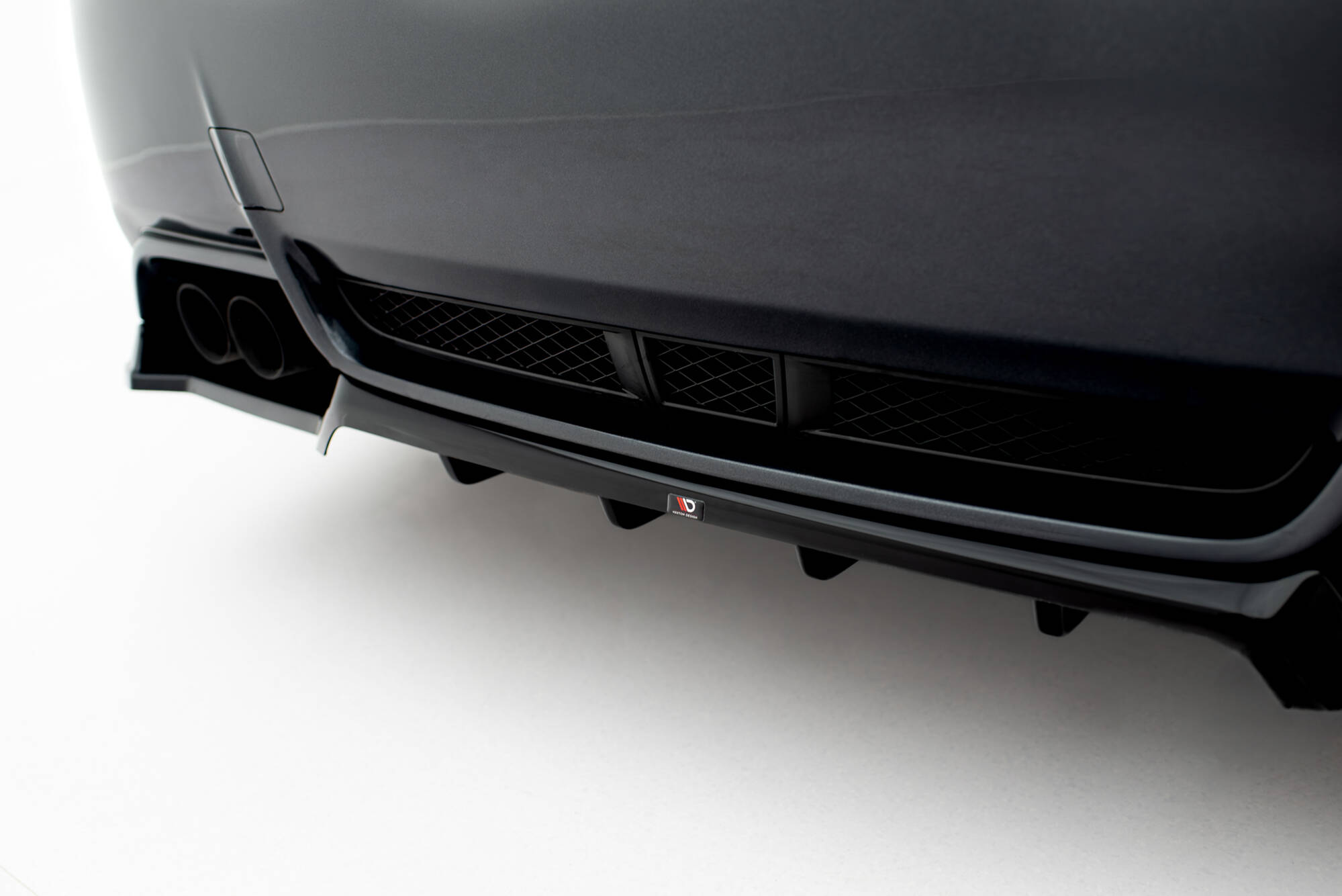 Achter Diffuser Subaru Impreza WRX STI MK3 Facelift Maxton Glanzend zwart