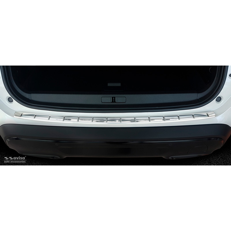 RVS Achterbumperprotector  Citroën C5 Aircross 2018- Incl. Facelift 'Ribs'