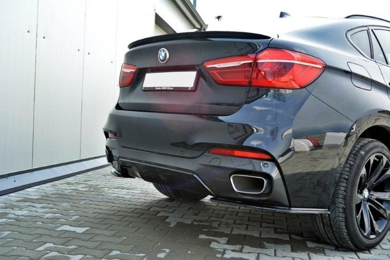 Achterzij Spoilers BMW X6 F16 MPACK Glanzend Zwart