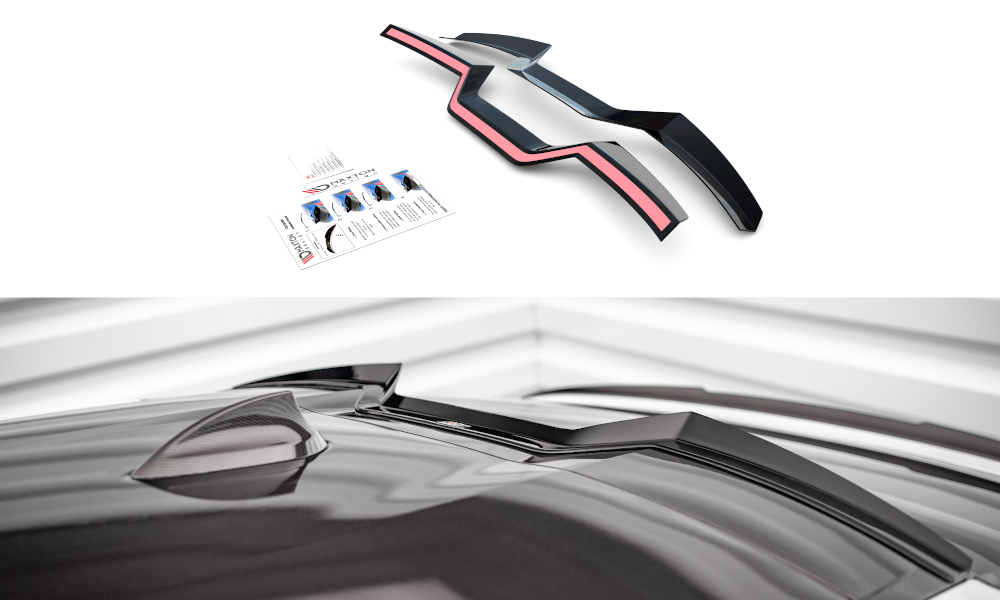Spoiler BMW X6 M-pakket G06 glans zwart