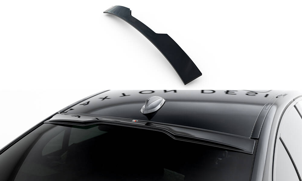 Raam Spoiler BMW M550i / 5 M-Pack Sedan G30 Maxton Glanzend zwart
