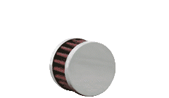Universele Luchtfilter rood 15 mm