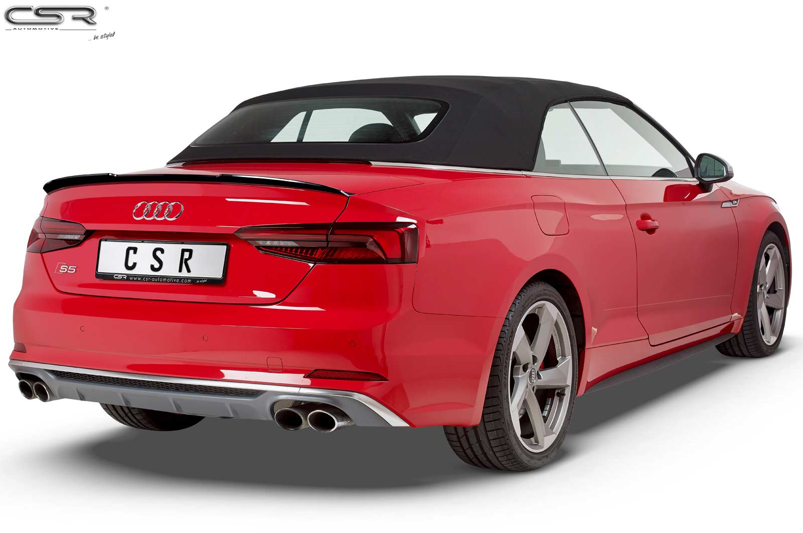 Achterspoiler Audi A5 F5 Cabrio Glans Zwart – CSR Automotive – vanaf 2016