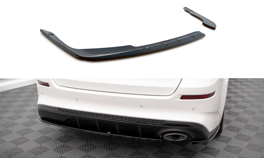 Diffuser Kia Optima Facelift 2018 - 2020 Maxton Glans Zwart