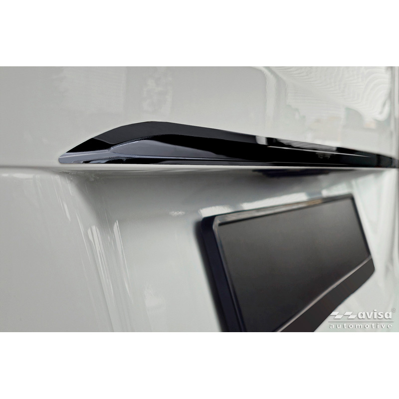 Avisa Zwart Chroom RVS Kofferbak Sierlijst  Mercedes V-Klasse (W447) 2014-2019, Facelift 2019-2024 & Facelift 2024-