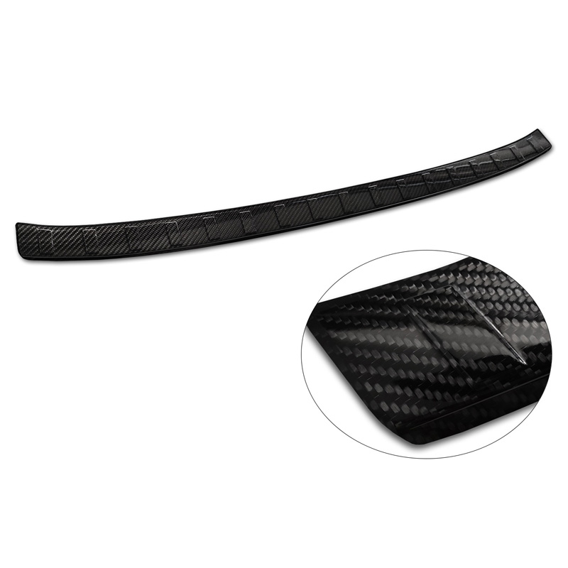 Echt 3D Carbon Achterbumperprotector  Cupra Born 2021- 'Ribs'