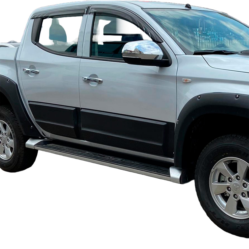 Deurpanelen  Mitsubishi L200 Triton 5/6 2015- - Matzwart