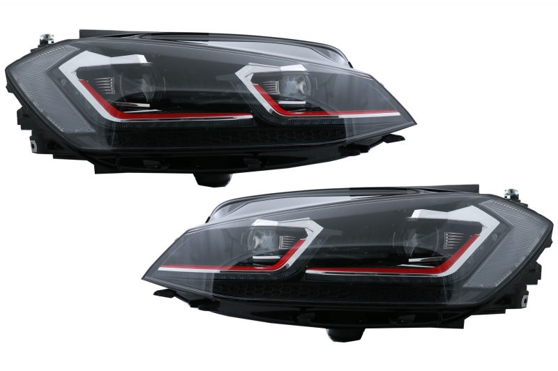 Koplampen VW Golf 7.5 GTI led dagrijverlichting Dynamic
