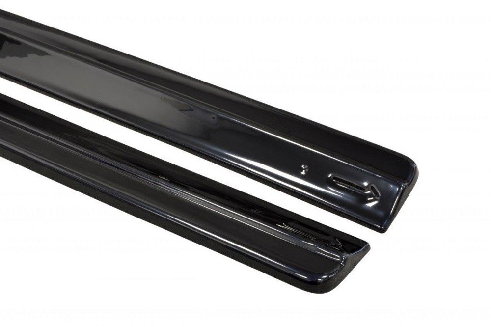 Zijskirts Audi S8 D4 FL Maxton Glans Zwart