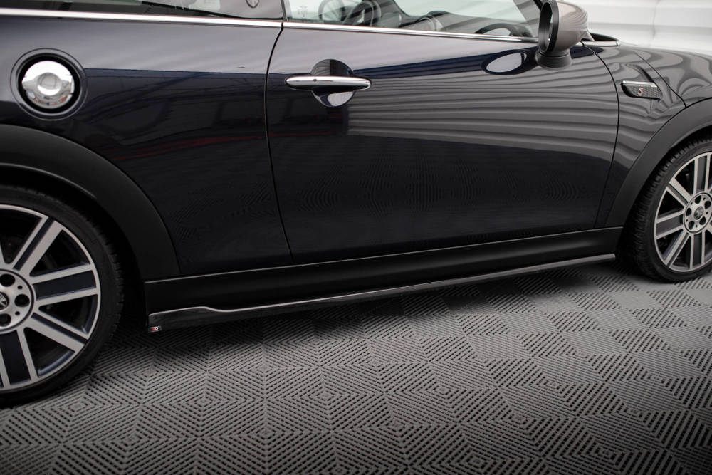 Zijskirts Mini Cooper S F56 Facelift 2022 - Maxton Glans Zwart