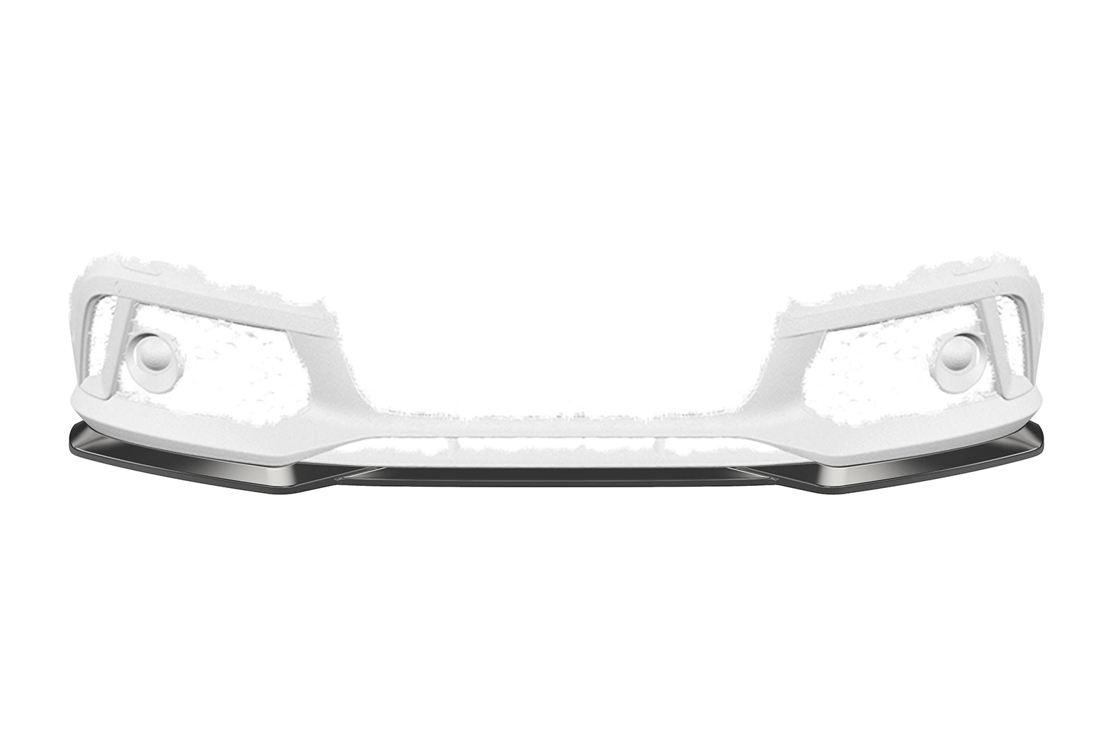 Voorspoiler Audi RS6 C7 Glans Zwart (2013-2018)