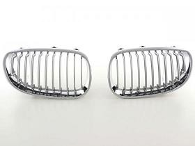 ABS Sportgrill BMW 5er Typ E60 Bj. 05-10 chroom/zwart