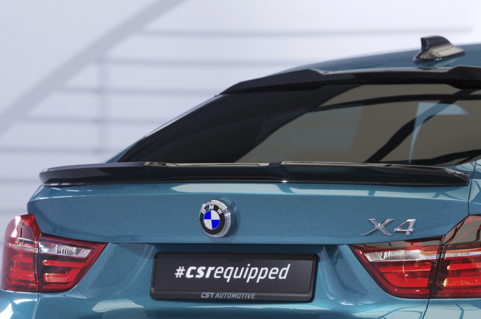Achterspoiler BMW X4 (F26) glans zwart