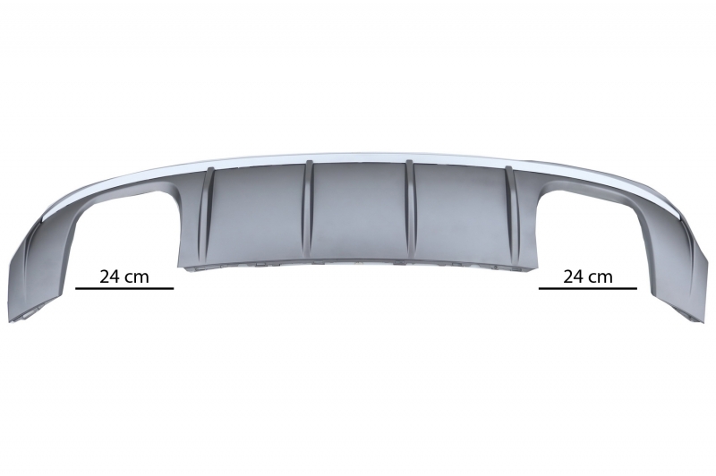 Audi A3 8V Sedan Facelift (2012-up) Achterbumper Diffuser + Tips