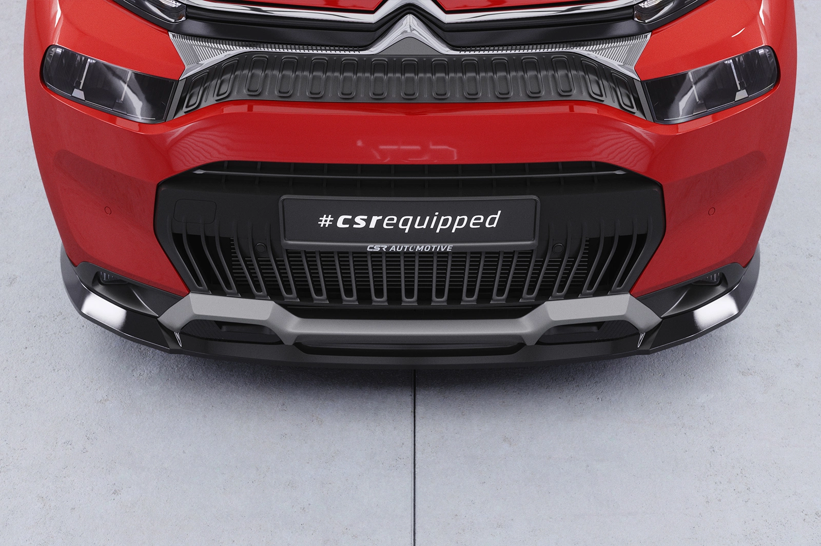 Voorspoiler Citroen C3 Aircross 2 glans zwart