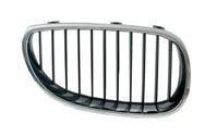 grille, chroom binnenwerk, rechts BMW 5 serie E60/E61, 2003-2010