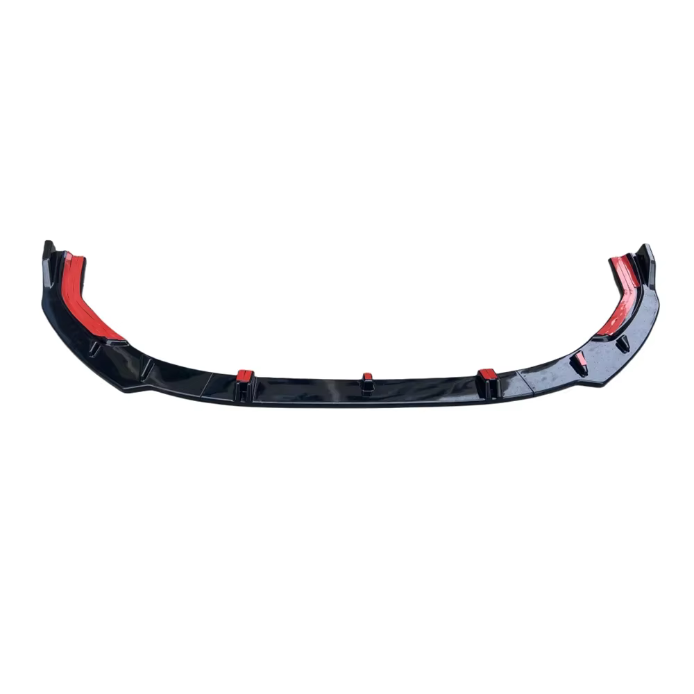 Voorspoiler Glans Zwart Audi A4 B9 FL S-Line 2020-